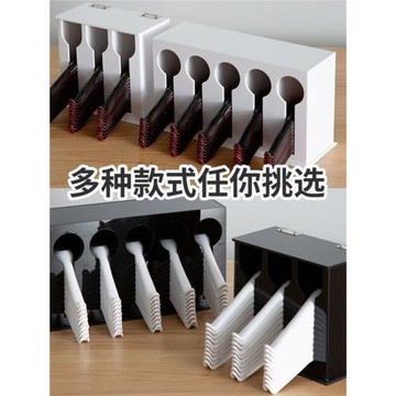 亞克力勺子收納盒湯勺塑料瀝水籃吸管筷子勺子置物架自助餐臺收納