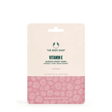 【THE BODY SHOP】維他命E保水修護片狀面膜-18ML