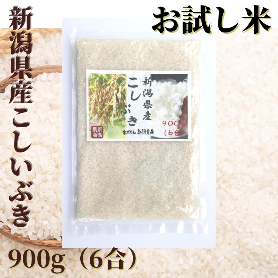 新米 令和５年産 お試し 新潟産 こしいぶき 900ｇ 精米 お米 送料無料 [日時指定不可]