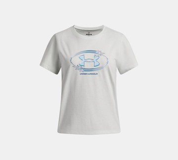 [UA]女童 Star Logo Lockertag 短T-Shirt-人氣新品