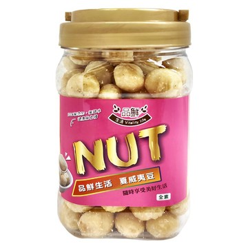 品鮮生活 特大顆原味夏威夷豆  450g  1罐