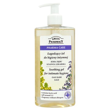 GREEN PHARMACY 台灣公司貨 舒緩清爽私密潔膚露 鼠尾草  300ml  1瓶