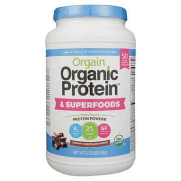 Organic Protein & Superfoods Creamy Chocolate Fudge 2.02 lbs by Orgain