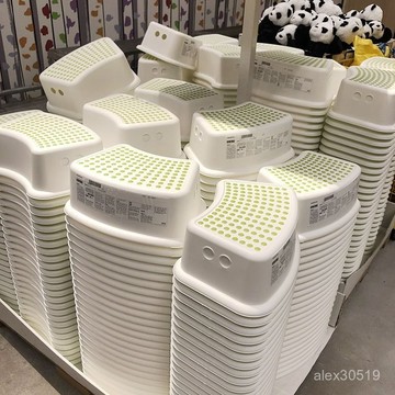 🍒臺灣熱賣🍒宜家兒童防滑凳浴室腳踏凳簡約小闆凳塑料小凳子兒童凳防滑洗腳凳