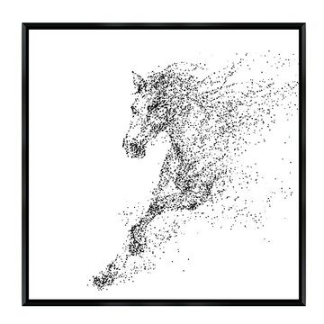 鉆石繡小幅臥室馬到成功鉆石畫滿鉆新款簡約現代客廳點鉆十字繡