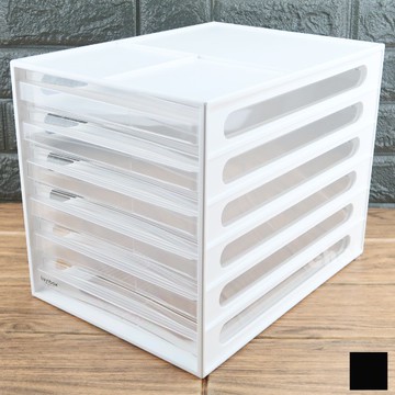 樹德A4資料櫃6格抽屜文件櫃桌上櫃辦公櫃DD-1206-大廚師百貨