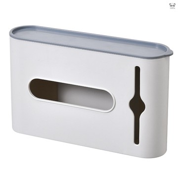 白色  廚房衛生間垃圾袋收納盒 壁掛式免打孔置物架