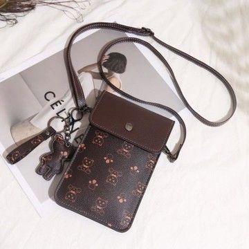 高級感輕薄女夏季散步手機包小包包單肩斜挎豎款時尚網紅復古新款