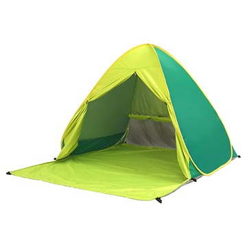 秒開抗UV遮陽野餐帳篷 2人 雙併綠色