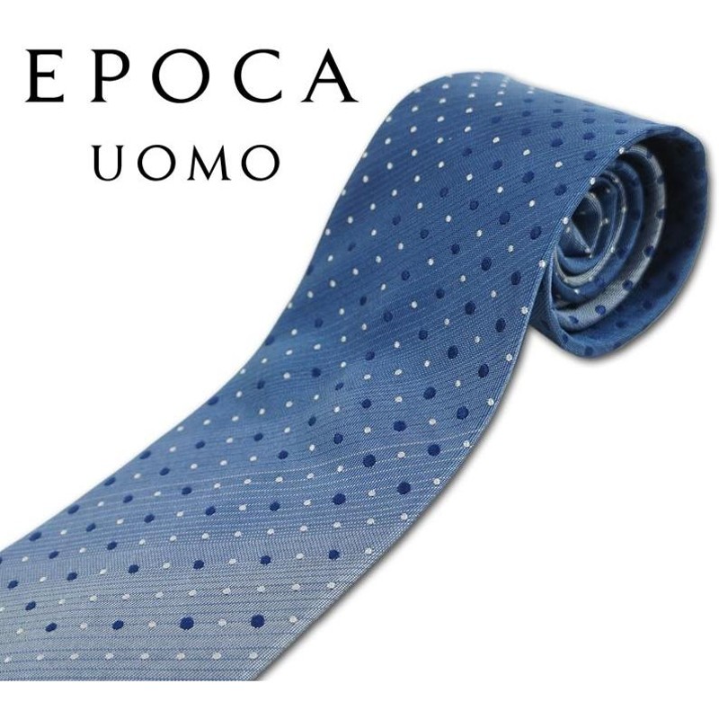 エポカウォモ EPOCA UOMO シルク 水玉ドット＆グラデーション ネクタイ