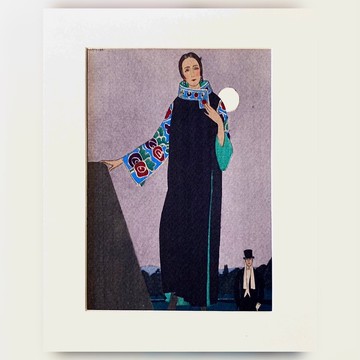 本店獨立印製 - 法國1919年VINTAGE - 藝術月刊內頁插畫