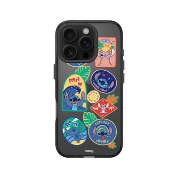 iPhone 16 Pro Clear 酷墨灰 - 迪士尼-史迪奇 Disney Stitch - 貼紙系列-夏威夷紀念