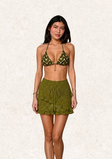 Olive Garden Knit Skirt | 亞洲精品泳裝 Luna Del Rey
