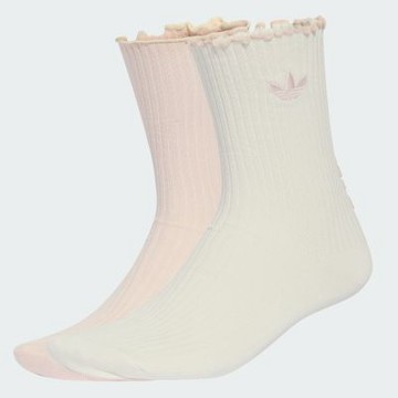 ADIDAS RUFFLE CR S 2P 男女 中統襪 KR4221