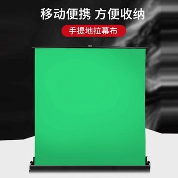 直播間綠幕背景地拉幕布綠色摳像背景布背景墻網紅拍照攝影道具