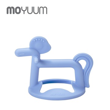 韓國 MOYUUM - 白金矽膠手環固齒器-飛飛馬-天空藍