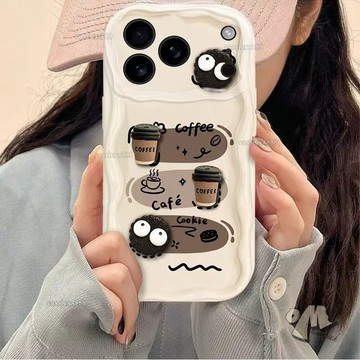 創意餅乾咖啡 OPPO A60 A79 A96 A98 A76 A72 A92 A52 防摔 ins風 創意 手機殼