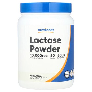 Nutricost, 乳糖酶粉，原味，1.1 lb（500 克）