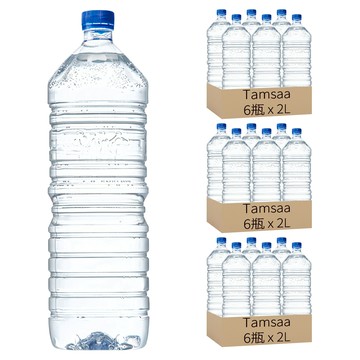 Tamsaa 無標籤天然水  2L  18瓶