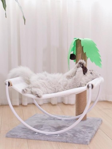 貓跳臺 貓搖椅貓爬架貓抓柱貓樹貓床躺椅貓咪磨爪抓板貓架子玩具