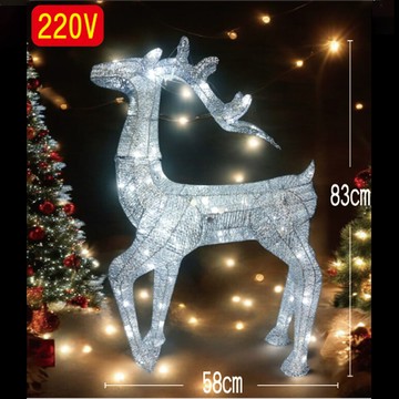 小型奔跑麋鹿-銀(白光) SCL-114S