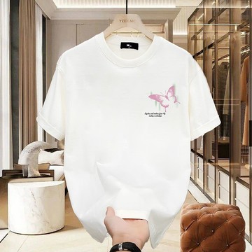 100%純棉 圓領短袖T  短T 涼感上衣 短袖T恤 透氣 戶外 吸汗上衣 男女同款大尺碼oversize 上衣