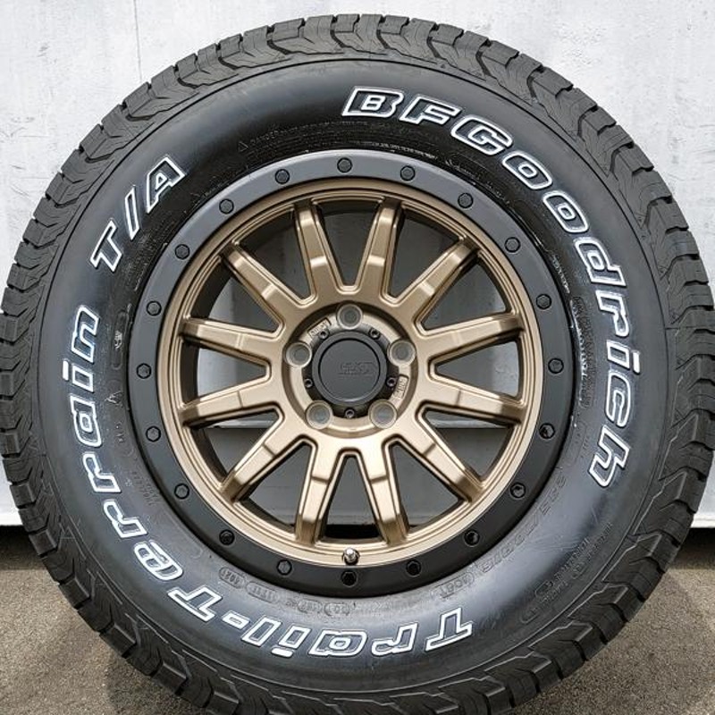 クラシカルレインボーハッピーバード BFグッドリッチ 235/70R16 106T ORWL BFグッドリッチ トレイルテレーン T/A RIZLEY  KC サマータイヤホイール4本セット