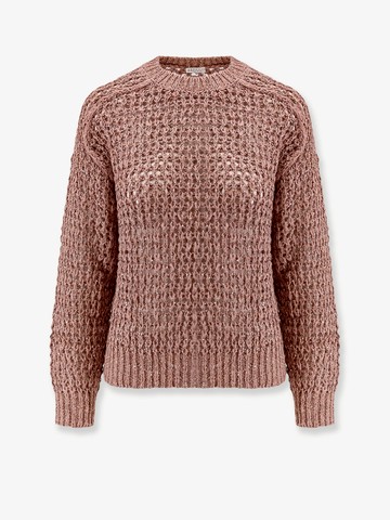 Perforated silk and linen sweater - BRUNELLO CUCINELLI - gender_Woman