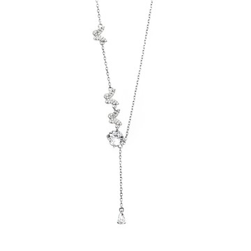 [純銀] 晨曦與蝶鎖骨鍊 / Dawn And Butterfly Necklace