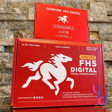 Ghost Fire FH5-DIGITAL 獨立 1.5A 大電流 輸出 綜效 單顆 電供 可擴充 IEC 電源供應器