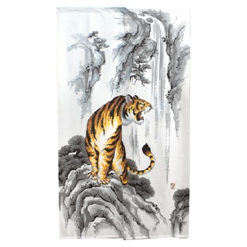 日本製【コスモ】長門簾《虎虎生風》