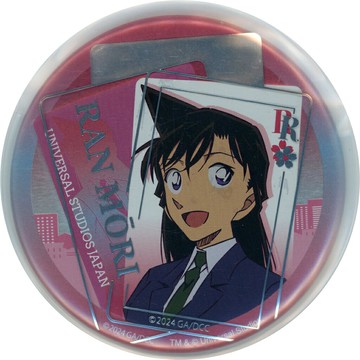 毛利蘭名偵探柯南・世界2024徽章藏品(附封麵)日本環球影城2024限定