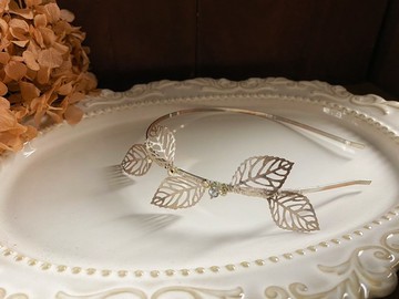 冬日的記憶手染銅髮箍