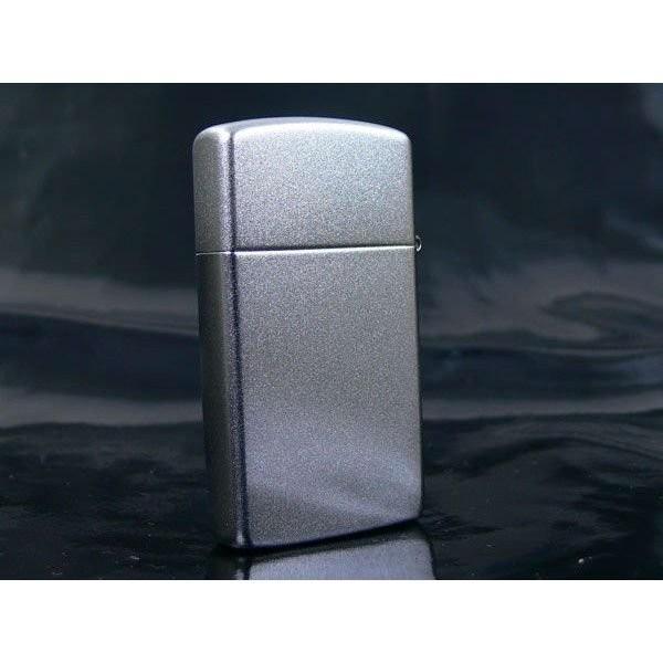 zippo ジッポー スリム オイルライター サテンクローム Stain Chrome