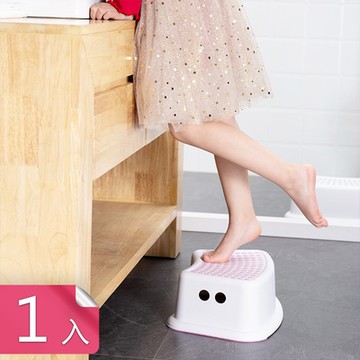 【荷生活】上下防滑圓潤無棱角踩腳凳 寶寶洗手凳 便座踩腳凳-1入