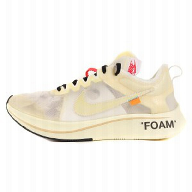 Off White オフホワイト Nike The 10 Zoom Fly Aj45 100 17aw ナイキ ズームフライ ホワイト 白 Us10 28cm スニーカー コラボ メン 通販 Lineポイント最大3 0 Get Lineショッピング