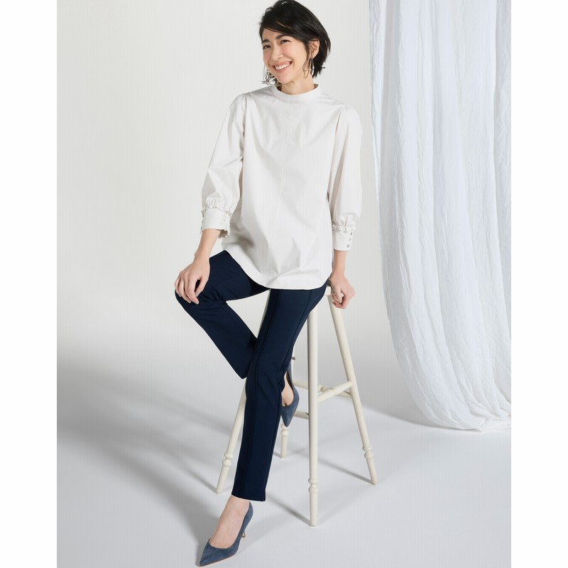 裏起毛カルゼ 脚長ピンタック67cm 通販 Lineポイント最大1 0 Get Lineショッピング