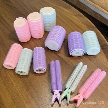 臺灣出貨💖空氣劉海捲髮筒固定神器 瀏海髮捲 蓬鬆夾 捲髮神器 固定瀏海 髮捲夾子 大髮捲