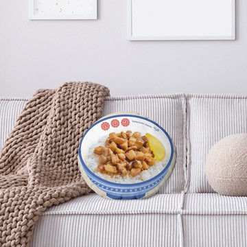 笑花【台灣味抱枕】含換洗枕心。滷肉飯魯肉飯小吃原創設計