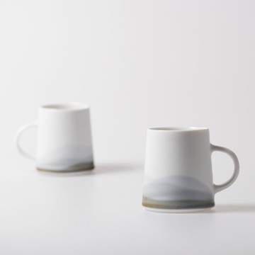 山水間遠山景德鎮陶瓷杯子復古中國風文藝馬克杯女男情侶水杯定制