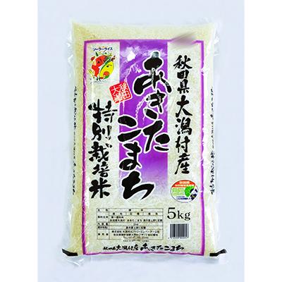 ふるさと納税 大潟村 あきたこまち特別栽培精米5kg全6回