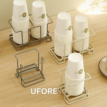 UFORE｜現貨隔日達｜日式紙杯架 一次性紙杯架 收納紙杯架 取杯器 取杯架 飲料取杯架 一次性紙杯取杯器 飲水機杯架