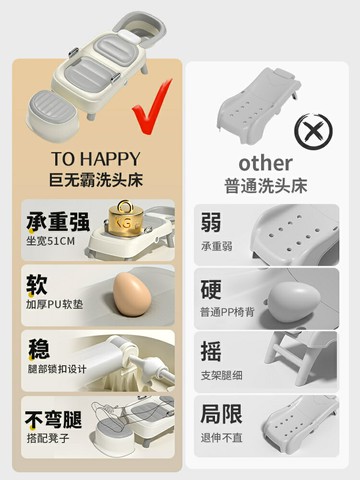 洗頭發躺椅孕婦兒童洗頭椅月子洗頭神器可折疊成人家用大號洗頭床