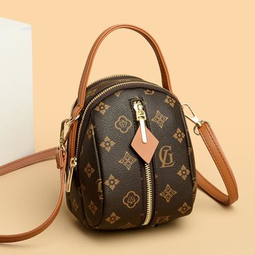 小挎包2025新款小包包中年女包媽媽多層拉鏈手機零錢包單肩斜挎包