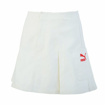 【全館滿額折】 Puma 米白 運動 代言款 休閒 舞動 短裙 女款 H6977【新竹皇家62686465】