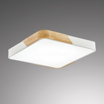 方形32W三色變光原木吸頂燈 F85-09-K3522