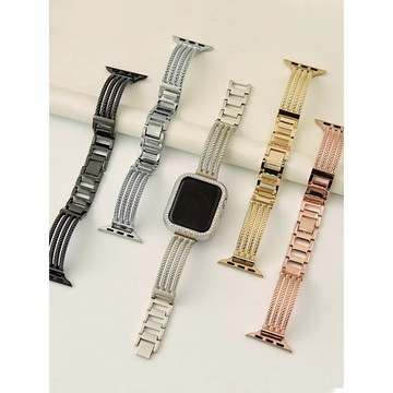 《台灣出貨》適用 APPLE WATCH 多色可選 手鐲錶帶 鏤空手鐲錶帶 S11 S10 SE3 46mm 女士錶帶