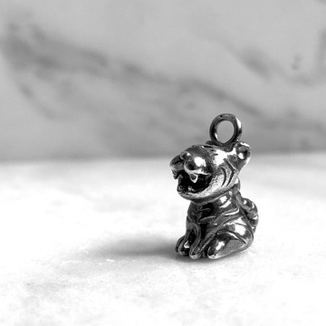 【純銀手作】虎・勇氣熱血・純銀項鍊