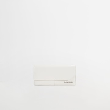 懸日邊際真皮掀蓋長夾