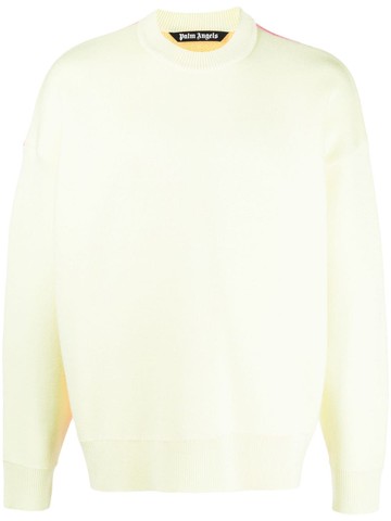Palm Angels - intarsia-motif wool jumper - men - Wool/Polyester - L - Green